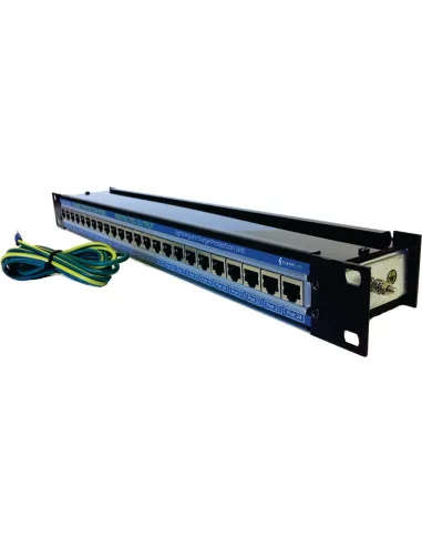 Clear Line 24 Port Gigabit Rackmount PoE Surge Arrestor
