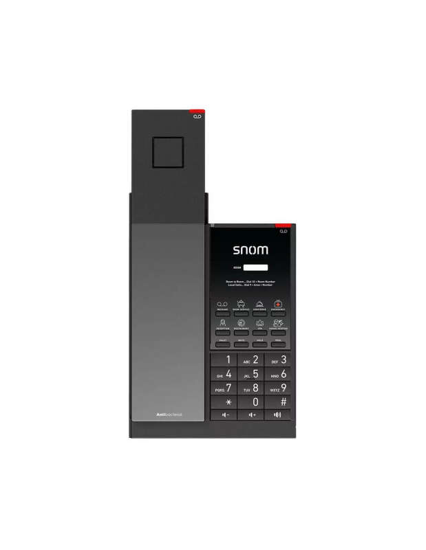 Snom Hospitality WiFi IP Phone, Corded handset, 1 line