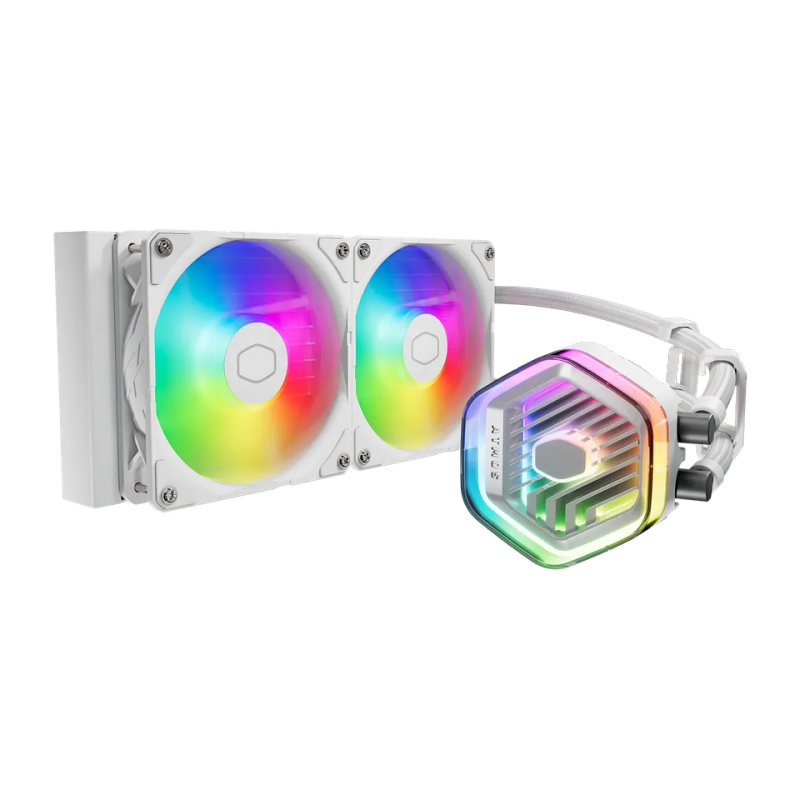 Cooler Master MasterLiquid 240 Atmos ARGB White