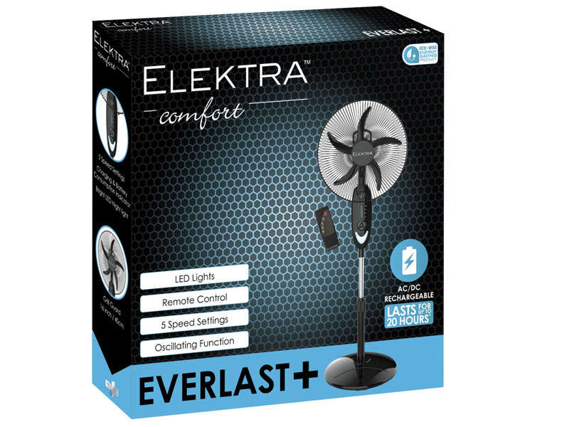 ELEKTRA EVERLAST+ STAND FAN