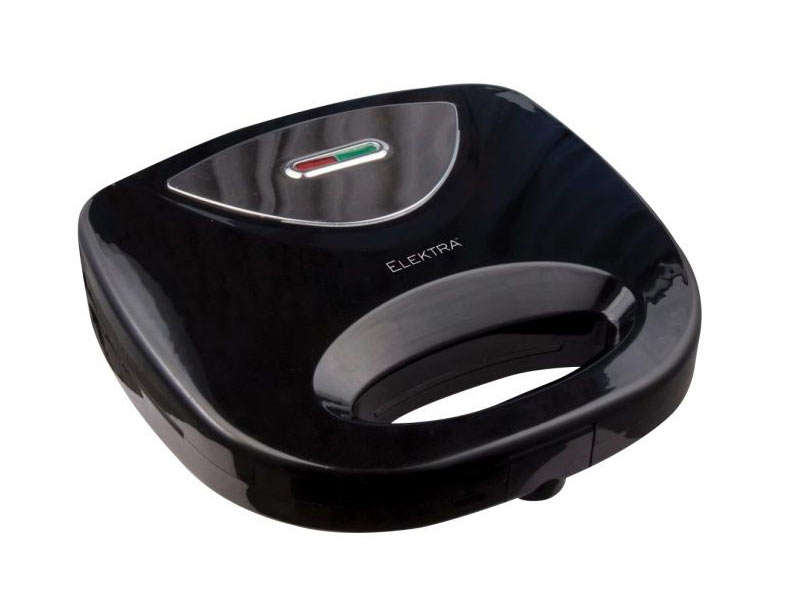 ELEKTRA - 700W SANDWICH PRESS BLACK