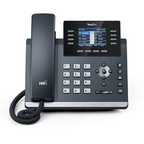 Yealink T44U, Gigabit Desktop IP Phone with Dual USB Ports, Excludes PSU