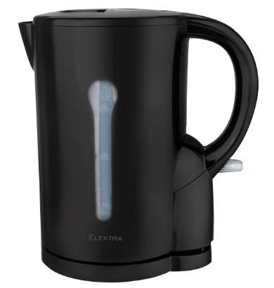 ELEKTRA - 1.7L PLASTIC KETTLE BLACK