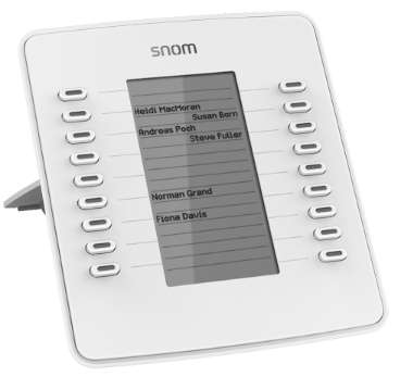 Snom D7 Expansion Module in White - USB - Supports Dxx Series (except D712 &amp; D710)