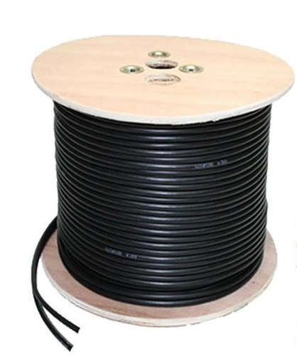 Securnix Siamese Coax cable RG59 + Power Cable 300m Wooden Drum CCA, No Warranty