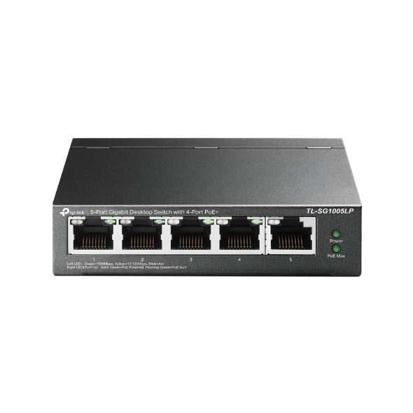 TP-Link 5-Port Gigabit Desktop PoE+ Switch, Retail Box, 1 year Limited