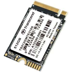 Transcend 512GB MTE310S PCI-E GEN 4x4 M.2 2230 SSD 3D TLC - 3300 MB/s Read 1700 MB/s Write - 300 TBW