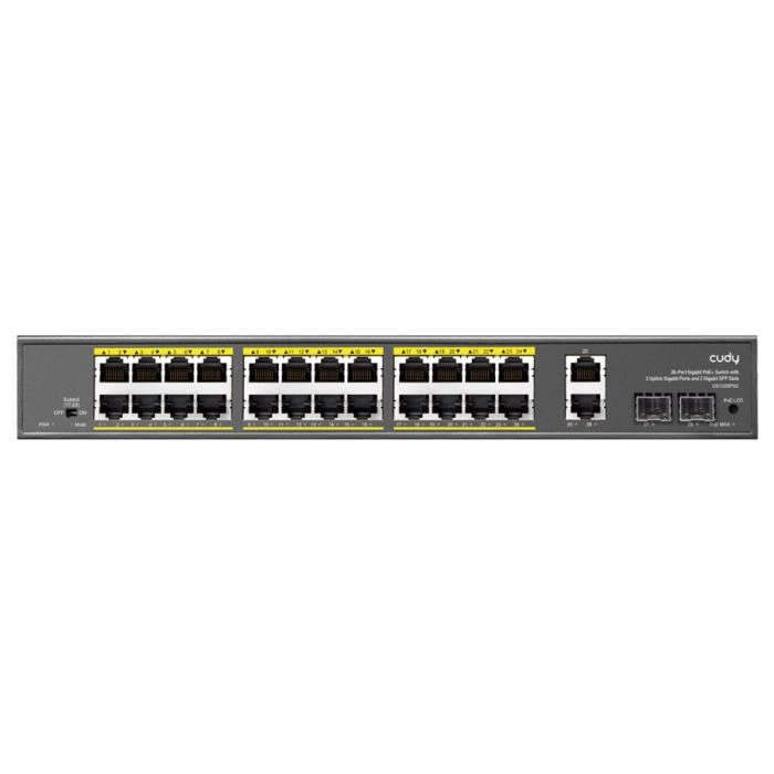Cudy 24 Port Gigabit PoE 280W 2 Gigabit 2SFP Switch | GS1026PS2