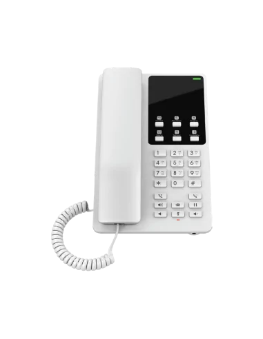 Grandstream 2 Line Compact Hotel Phone White, Wi-Fi 5