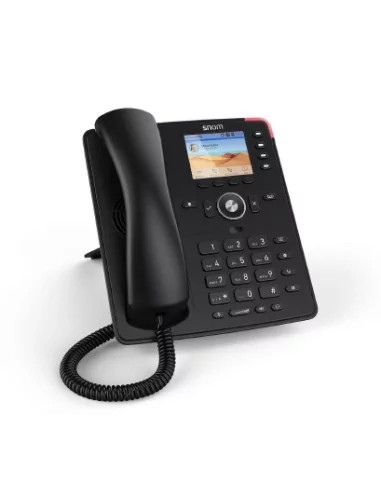 Snom D713 4-line Desktop SIP Phone - No PSU Included - 4-line 2.8'' Colour Display