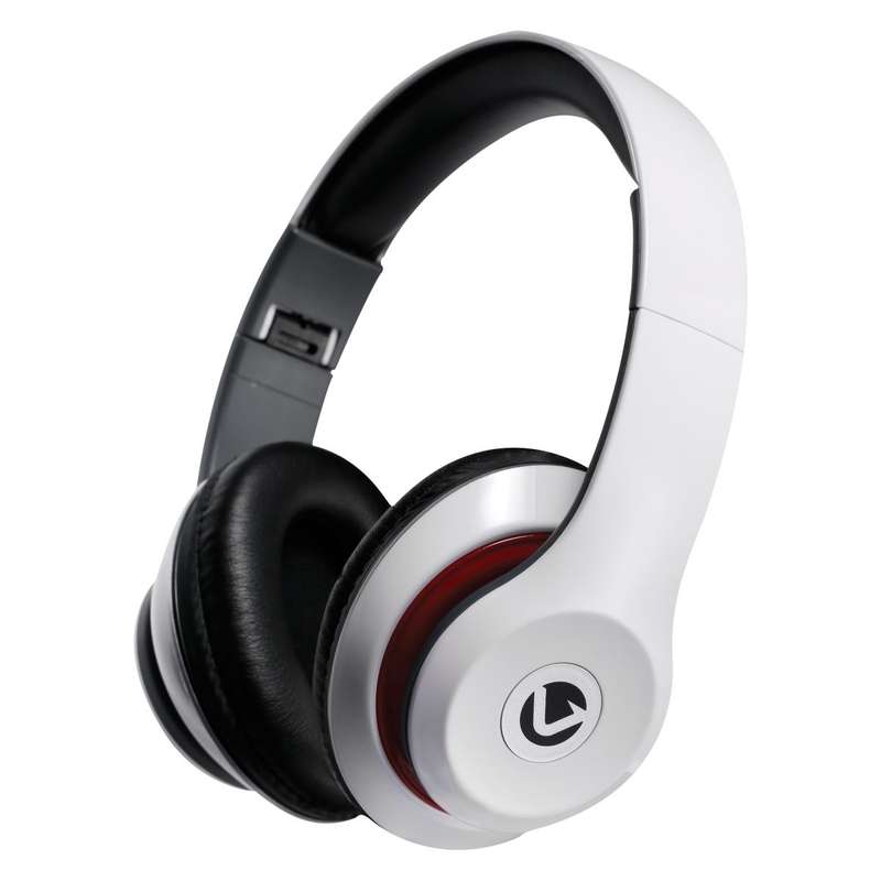 Volkano Wired Aux Headphones with Mic Falcon Series - White