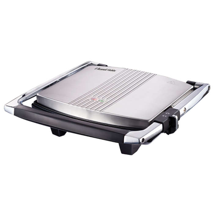 Russell Hobbs 8 Slice Gourmet Sandwich Press 2000w Colour:Black and Si