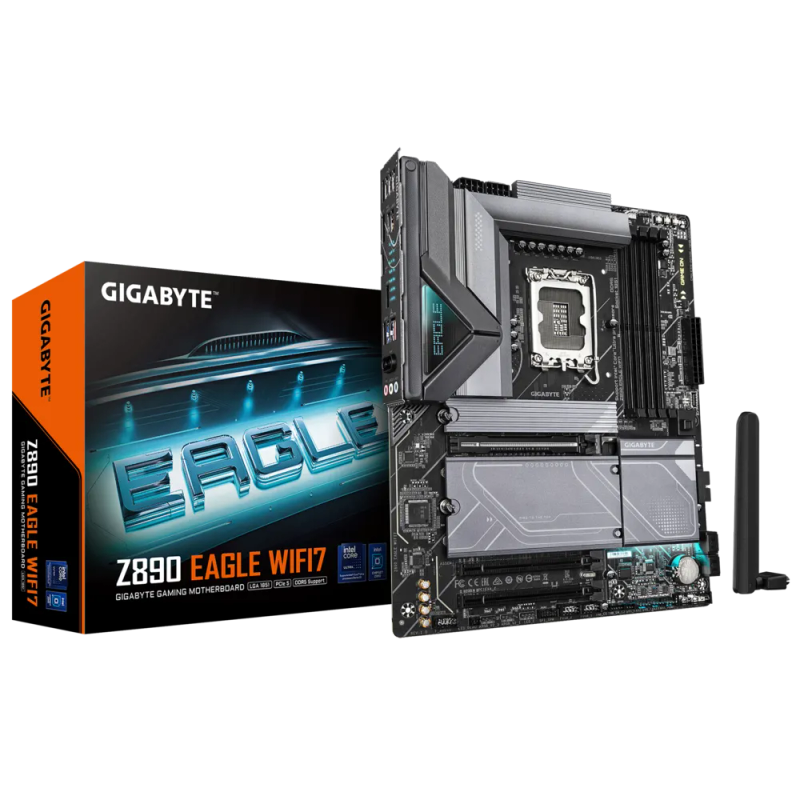 Gigabyte GA-Z890-EAGLE Z890 EAGLE Intel Z890 Arrow Lake LGA1851 ATX Desktop Motherboard