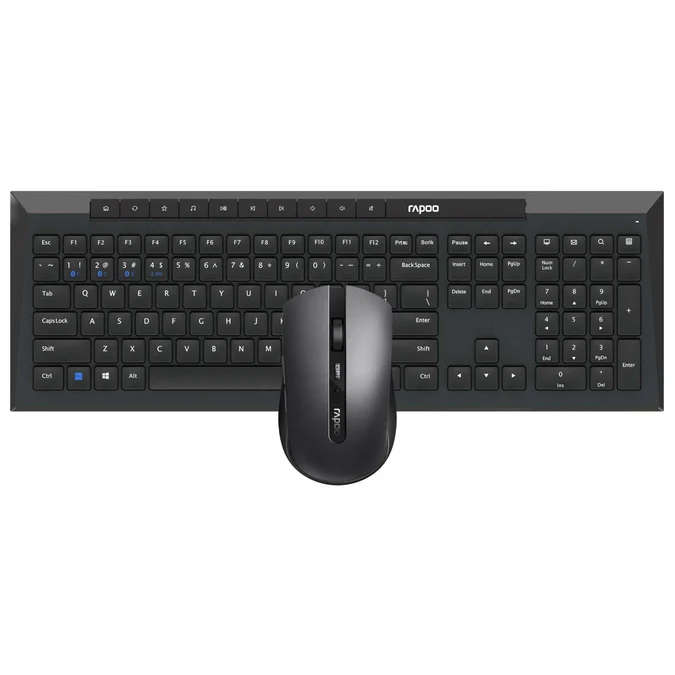 Rapoo Multi-mode Wireless Keyboard and Mouse Combo
