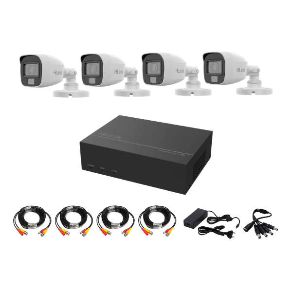 Hilook 4Ch 4x 2MP Bullet Cameras with 330GB SSD CCTV DIY Kit