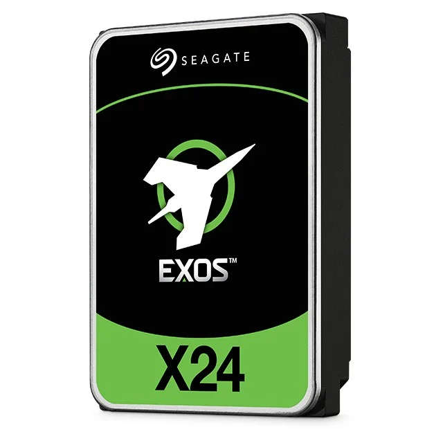 Seagate Exos X24 24TB Enterprise Hard Drive - Internal 3.5" SAS 12Gb/s 7200rpm with 512MB buffer