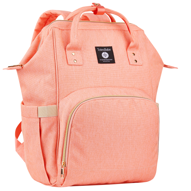 Totes Babe Alma 18L Diaper Backpack Peach