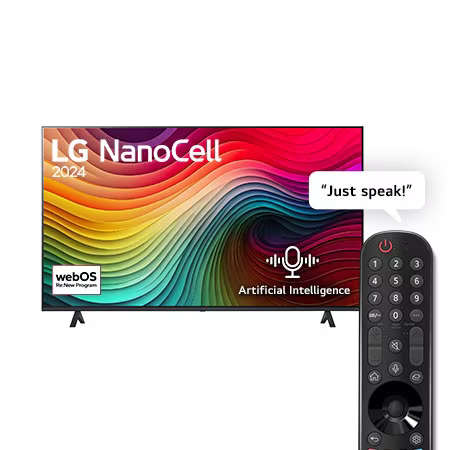 LG 65 inch NANO80 Series UHD ThinQ AI webOS Smart TV - 3840 x 2160 Res