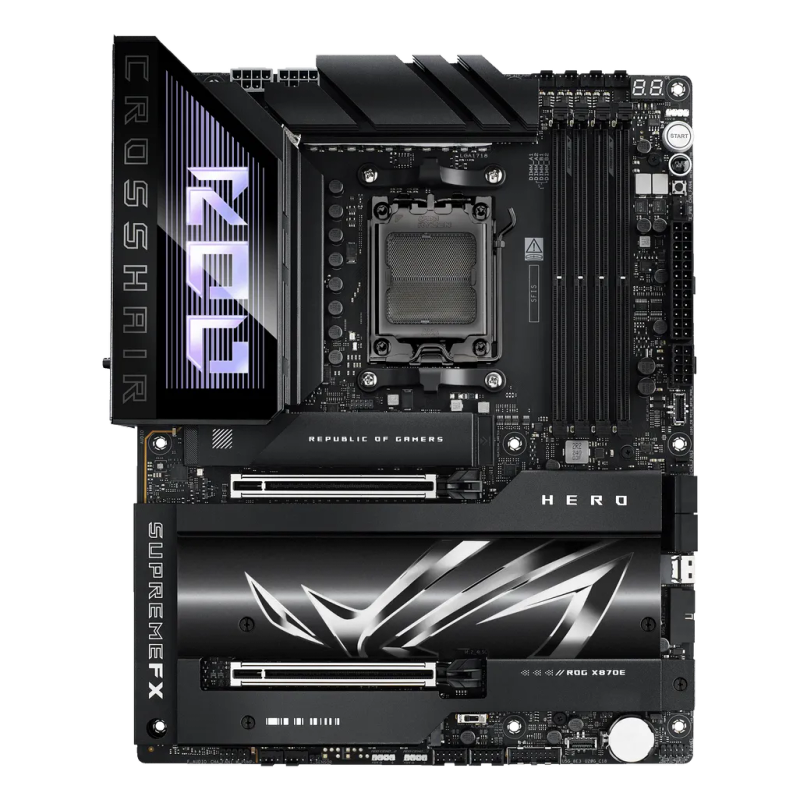 Asus ROG Crosshair X870E Hero WiFi DDR5 ATX AM5 AMD Motherboard