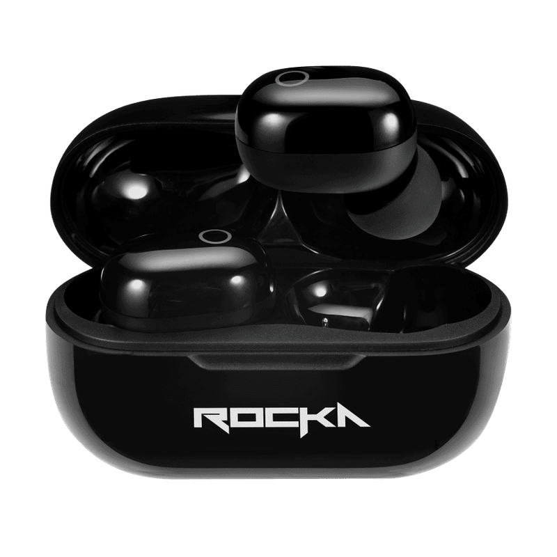 Rocka Free + Series TWS + Silicone Acc + Charging Case - Black