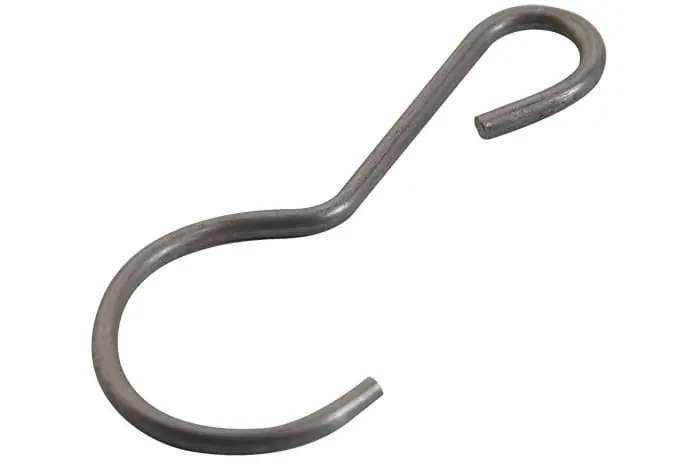 Spring H Large S/Steel HD 2.5mm,90 Deg - 100 Pack
