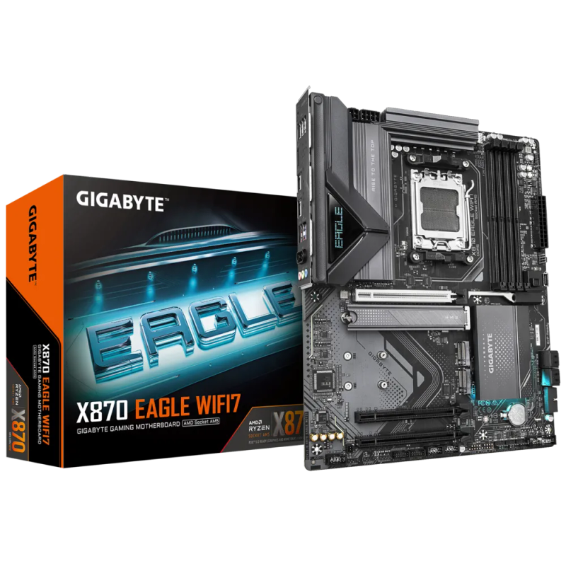 GIGABYTE AMD X870 Chipset for AMD AM5; 4x DDR5; 3x M2; HDMI/2 x USB4
