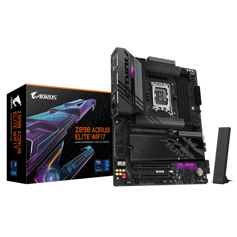 GIGABYTE Intel Z890 Chipset for LGA 1851; 4x DDR5; 4x M2; USB4 USB T