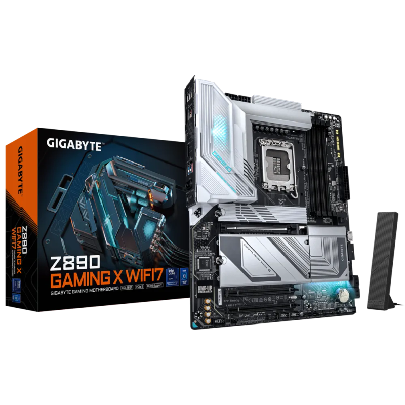 GIGABYTE Intel Z890 Chipset for LGA 1851; 4x DDR5; 4x M2; USB4 USB T