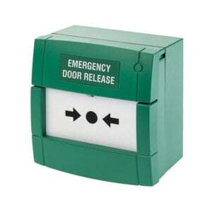 Emergency Break Glass Green Single Resettable Pole