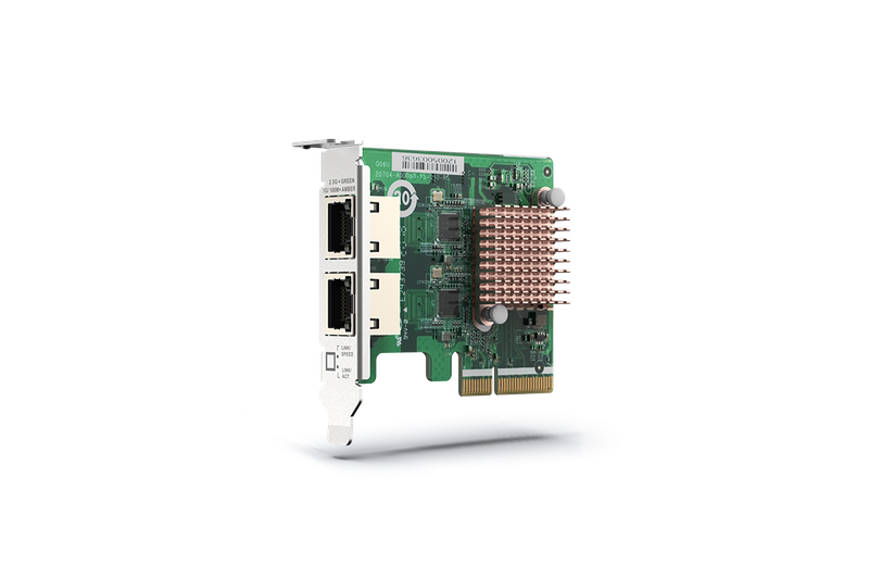 QNAP Dual port 2.5GbE 4-speed Network card