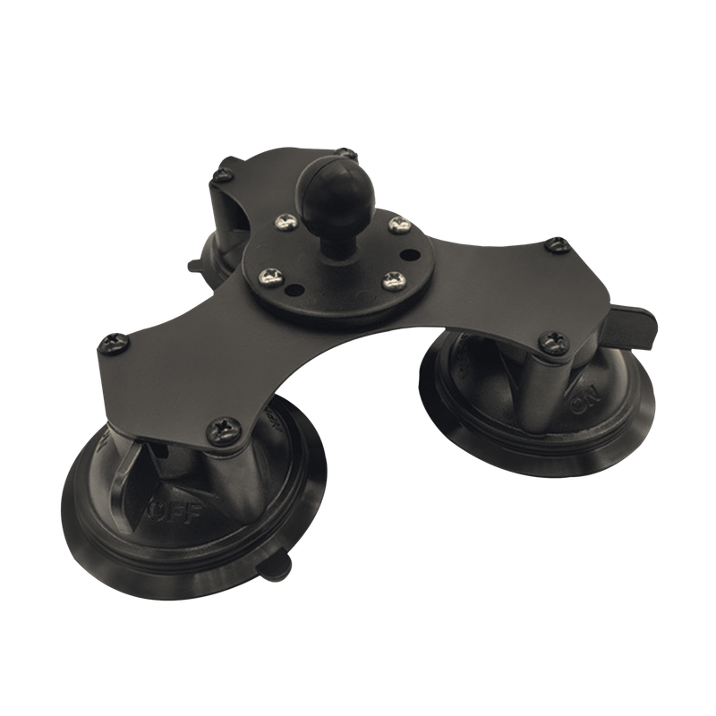 Rizzen Triple Suction Cup with 1,5 Round Ball BaseRizzen Triple Suction Cup with 1,5 Round Ba...