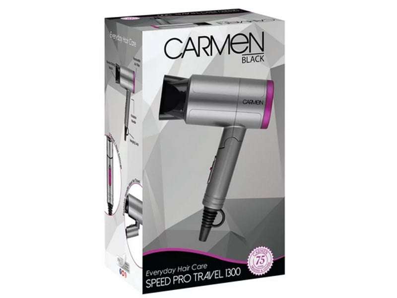 Carmen Speed Pro Travel 1300 Hairdryer