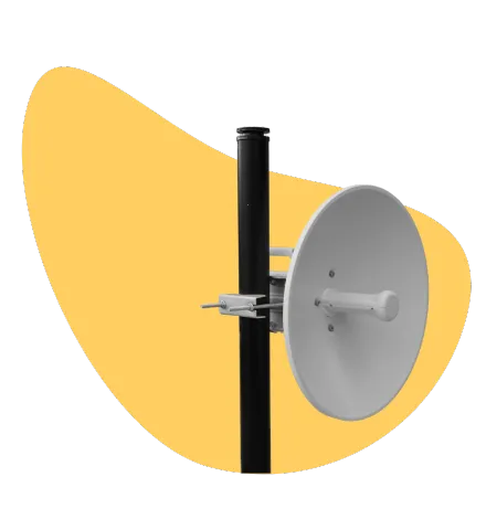 Radwin SU ECO ODU, with an integrated antenna, supporting multi frequency bands at 5.x GHz