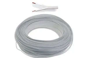 Cable 0.2mm Ripcord White 100m
