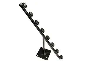 Sq Tubing T-Pole Shield 8 Wire P/Coated Black