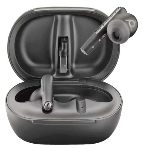 Poly Voyager Free 60+ UC M Carbon Black Earbuds