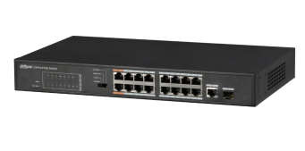 Dahua 16 X 10/100MBPS PoE RJ45 1 X Gigabit Combo (RJ45/SFP)
