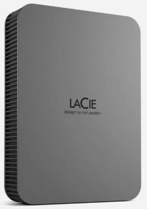 Seagate LaCie 4TB; USB-C; USB 3.1; Aluminum enclosure; Silver
