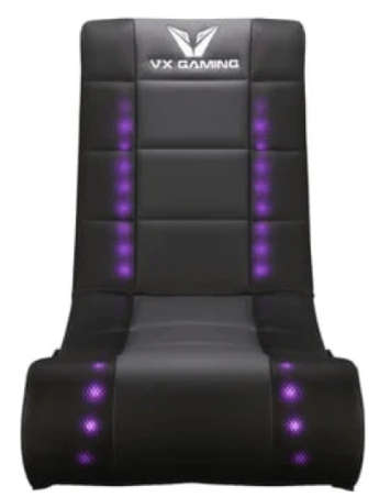 VX Gaming Electra Series Rocking Gaming Chair with LED lights