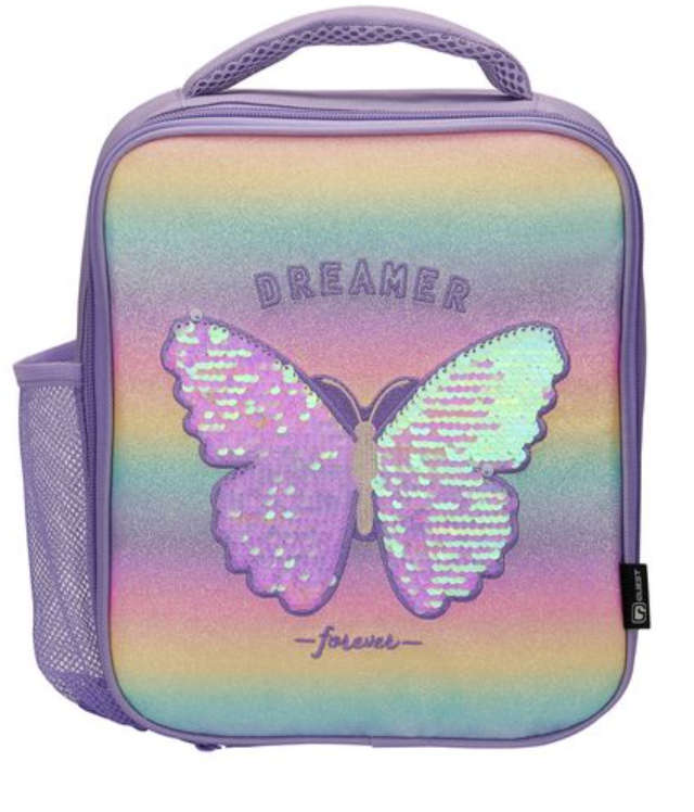 Quest Butterfly Deluxe Lunch Cooler Purple