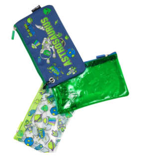 Quest 3 piece Pencil Case Set Astrosaurus Green