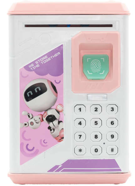 Volkano Kids Robo Vault series Kids Money Saving Vault - Pink