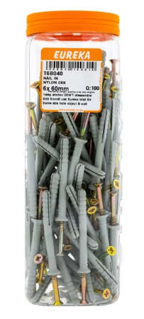 Anchors-Nail In 6 x 60mm 100 Pack