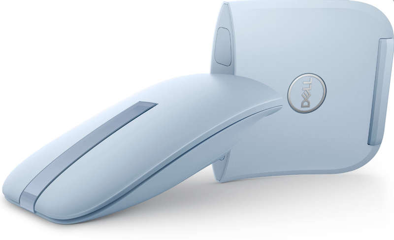 Dell MS700 4000 DPI Optical Ambidextrous Misty Blue Bluetooth Wireless Travel Mouse