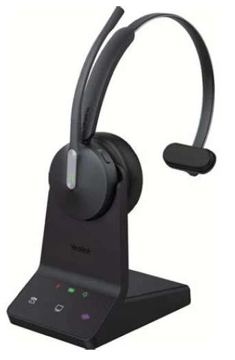 Yealink WH64 Mono DECT and Bluetooth Hybrid Wireless Headset, MS Teams