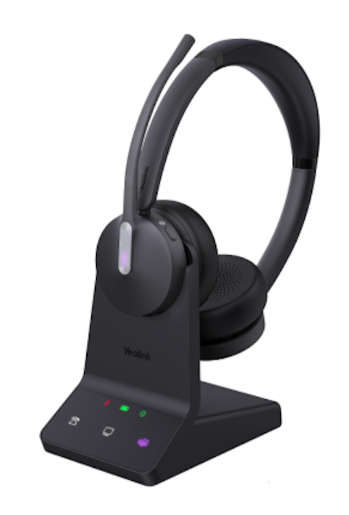 Yealink WH64 Dual DECT and Bluetooth Hybrid Wireless Headset, MS Teams