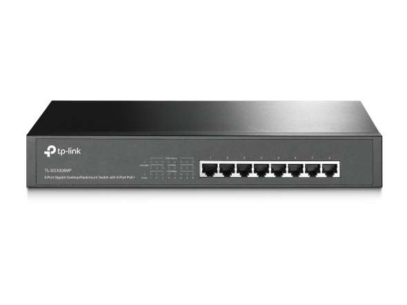 TP-Link 8 Port Gigabit Unmanaged Rackmount PoE Switch