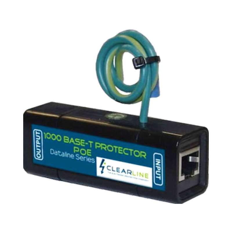 Clearline Single 1000 Base &amp; PoE Surge Protector