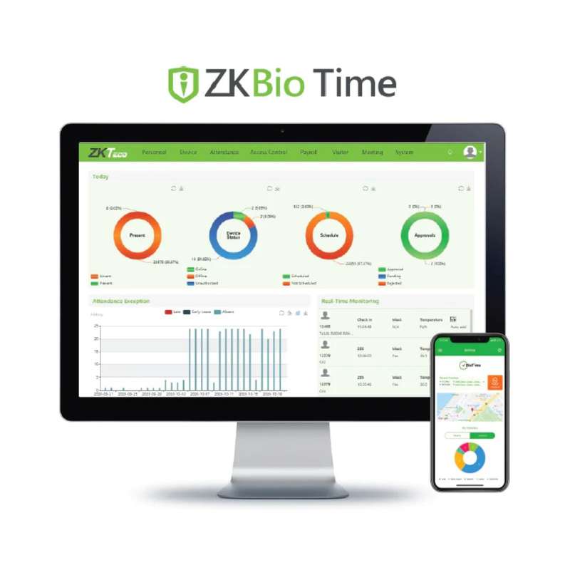ZK Biotime 8 T&A Licence (3-5 Devices)