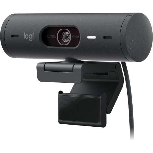 Logitech 960-001422 BRIO 500 Full HD 1080p Graphite Light Correction Auto-Framing Webcam